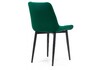 Миниатюра фото стул челси велюр зеленый / черный | 220svet.ru