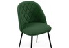 Миниатюра фото стул зест темно-зеленый / черный глянец | 220svet.ru