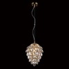 Миниатюра фото подвесной светильник crystal lux charme sp2+2 led gold/amber | 220svet.ru