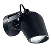 Миниатюра фото уличный настенный светодиодный светильник ideal lux minitommy ap1 nero | 220svet.ru