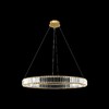 Миниатюра фото подвесной светодиодный светильник loft it crystal ring 10135/800 gold | 220svet.ru