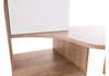 Миниатюра фото компьютерный стол woodville кст-16 левый дуб сонома / белый 287123 | 220svet.ru