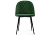 Миниатюра фото стул зест темно-зеленый / черный глянец | 220svet.ru