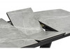 Миниатюра фото керамический стол раскладной 140(180)х80 woodville вейл larka grey / черный 625961 | 220svet.ru