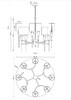 Миниатюра фото подвесная люстра moderli luiza v10030-8p | 220svet.ru