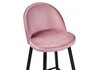Миниатюра фото барный стул dodo 1 pink with edging / black | 220svet.ru