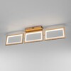 Миниатюра фото потолочный светодиодный светильник eurosvet maya 90223/3 матовое золото | 220svet.ru