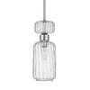 Миниатюра фото подвесной светильник escada gloss 1141/1s chrome/clear | 220svet.ru