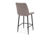 Миниатюра фото барный стул поворотный woodville челси 360 латте (zd 290) / черный 632565 | 220svet.ru