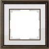 Миниатюра фото рамка werkel на 1 пост бронза/белый wl17-frame-01 4690389103551 | 220svet.ru