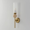 Миниатюра фото бра crystal lux simply ap1.1 brass | 220svet.ru