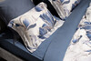 Миниатюра фото простыня на резинке тенсель синяя garda decor 144hf-10406 | 220svet.ru