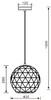 Миниатюра фото подвесной светильник deko-light asterope round 400 342130 | 220svet.ru