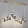 Миниатюра фото подвесная люстра odeon light flow 5106/52l античная бронза | 220svet.ru