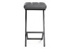 Миниатюра фото барный стул woodville амаури темно-серый / черный матовый 507433 | 220svet.ru