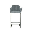 Миниатюра фото стул барный стив roomers furniture steve barstool/graphite66 | 220svet.ru