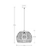 Миниатюра фото подвесной светильник arte lamp celesta a7057sp-1wh | 220svet.ru