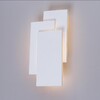 Миниатюра фото настенный светодиодный светильник arte lamp trio a1718ap-1wh | 220svet.ru