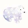 Миниатюра фото фигурка светодиодная «белый медведь-4» 25x31см (11037) uniel uld-m3125-040/sta | 220svet.ru