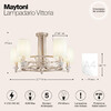 Миниатюра фото потолочная люстра maytoni vittoria h004cl-05bg | 220svet.ru