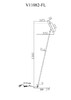 Миниатюра фото торшер moderli harmo v11082-fl | 220svet.ru