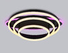 Миниатюра фото потолочная светодиодная люстра с пультом ду rgb ambrella light acrylica disk fa8524 | 220svet.ru