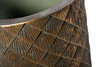 Миниатюра фото кашпо c золотым орнаментом garda decor zs1980-35 | 220svet.ru