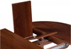 Миниатюра фото стол деревянный павия 100 орех / коричневая патина | 220svet.ru
