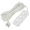 Миниатюра фото удлинитель uniel ultra 3гн х 10м б/з s-cu3-10 white ul-00009980 | 220svet.ru