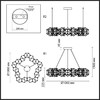 Миниатюра фото подвесная светодиодная люстра odeon light trellis 5086/68l | 220svet.ru