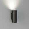 Миниатюра фото уличный настенный светодиодный светильник elektrostandard 35138/u черный a063022 | 220svet.ru