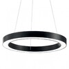 Миниатюра фото подвесной светодиодный светильник ideal lux oracle d70 round nero | 220svet.ru