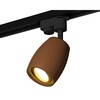Миниатюра фото комплект трекового светильника ambrella light track system xt1124004 scf/pyg кофе песок/золото желтое полированное (a2521, c1124, n7004) | 220svet.ru