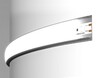 Миниатюра фото профиль накладной гибкий для светодиодной ленты ambrella illumination gp1600al | 220svet.ru