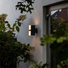 Миниатюра фото уличный настенный светодиодный светильник arte lamp belgrade a5193al-2bk | 220svet.ru