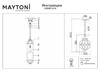 Миниатюра фото уличный подвесной светильник maytoni via o024pl-01g | 220svet.ru