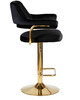 Миниатюра фото стул барный dobrin charly gold lm-5019_golden-10705 черный | 220svet.ru
