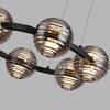 Миниатюра фото подвесной светодиодный светильник odeon light troni 5041/60l черный | 220svet.ru