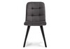 Миниатюра фото стул bruk dark gray / black | 220svet.ru
