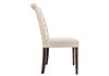 Миниатюра фото стул деревянный amelia dark walnut / fabric cream | 220svet.ru
