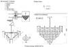 Миниатюра фото подвесная люстра crystal lux bonita sp14 l1200 | 220svet.ru