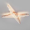 Миниатюра фото потолочный светодиодный светильник eurosvet staple 90133/6 розовое золото | 220svet.ru