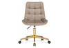 Миниатюра фото офисное кресло woodville честер бежевый / золото 533178 | 220svet.ru