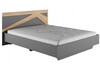Миниатюра фото двуспальная кровать 160х200 woodville теодора графит / крафт золотой 587591 | 220svet.ru