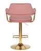 Миниатюра фото стул барный dobrin charly gold lm-5019_golden-11940 розовый | 220svet.ru