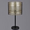 Миниатюра фото настольная лампа illumico il1003-1t-05 bk gd | 220svet.ru