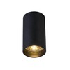 Миниатюра фото потолочный светильник zumaline tuba sl 1 black 92680 | 220svet.ru