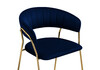 Миниатюра фото стул на металлокаркасе woodville kamelia 1 темно-синий 15715 | 220svet.ru