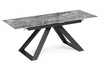 Миниатюра фото керамический стол раскладной woodville гарднер оробико / черный 588026 | 220svet.ru