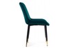 Миниатюра фото стул seda 1 green / gold / black | 220svet.ru